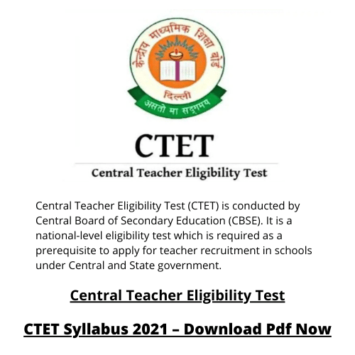 Central Teacher Eligibility Test