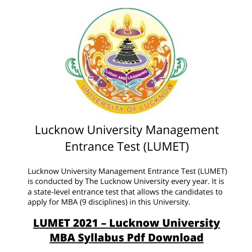 Lucknow University Management Entrance Test (LUMET)