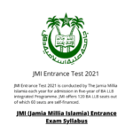 JMI (Jamia Millia Islamia) Entrance Exam Syllabus - SYLLABUS DEKHO