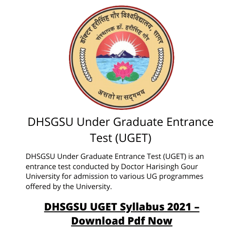 DHSGSU Under Graduate Entrance Test (UGET)