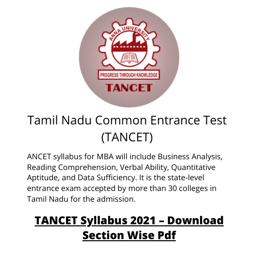 Tamil Nadu Common Entrance Test